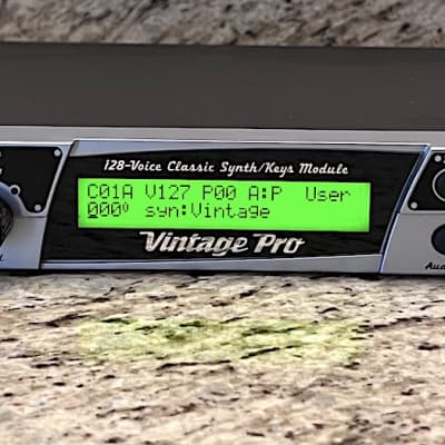 E-MU Systems Vintage Pro 128-Voice Synth Keys Vintage W Expansion ROM #9065