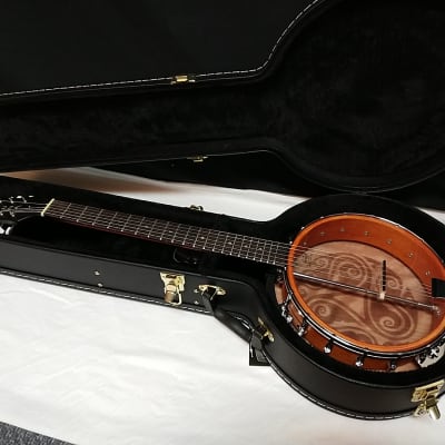 LUNA BGB Celtic 6-string Bluegrass Resonator BANJITAR banjo GUITAR new w/ CASE for sale