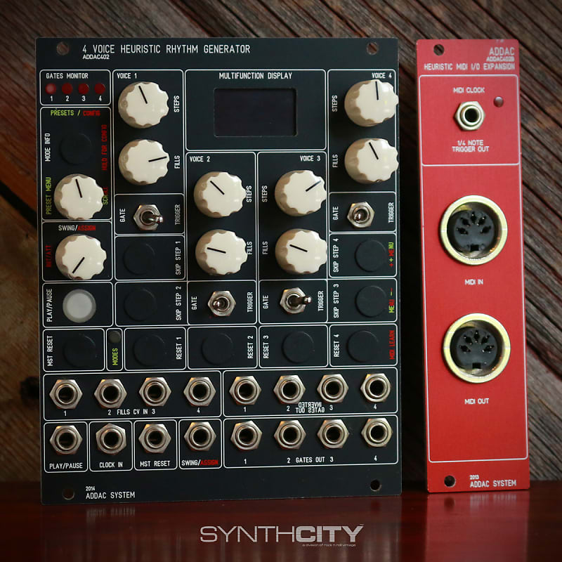 ADDAC System ADDAC402 4 Voice Heuristic Rhythm Generator