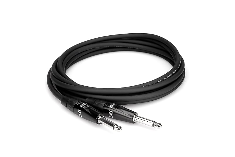 Hosa Guitar Cable REAN Professional Straight to Same HGTR-010; 10 FT image 1