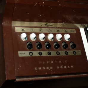 Magnus Chord Organ 1960s - Electric Vintage Keyboard Piano image 2