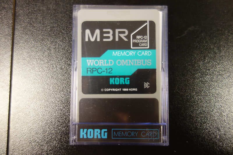 KORG M3R+DRUMS1 DATA MEMORYカード Korg M3R memory card RPC-03 Drums 1 | Reverb