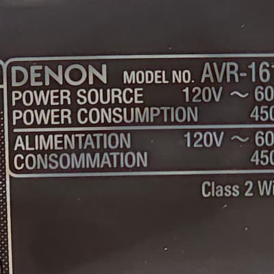 Denon AVR-1611 - 7.1 Ch HDMI Home Theater Surround Sound Receiver Stereo System image 10