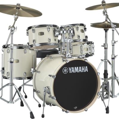 Yamaha SBP0F50 Stage Custom Birch 5-piece Shell Pack - Classic White