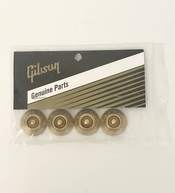 Gibson Top Hat Knobs 4Pack Gold Reverb
