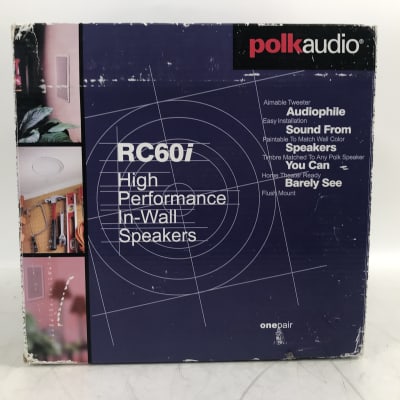 Polk Audio RC60i In-Ceiling Speaker One Speaker Only image 1