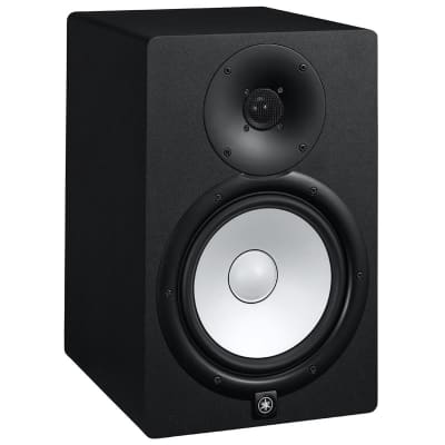 Yamaha HS8 8" Powered Studio Monitors in Black (Pair) with Pig Hog Instrument Cables image 3
