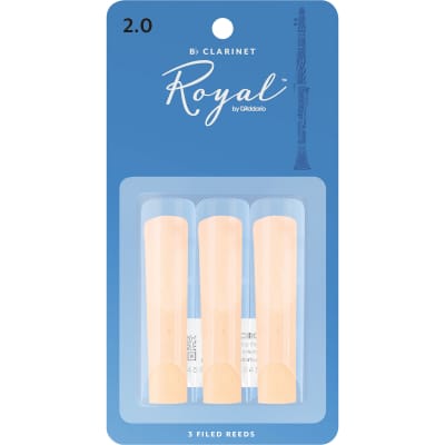 Royal Bb Clarinet Reeds - #2 3 Pack image 6