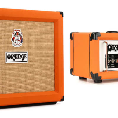 Orange PPC212-OB 120-watt 2x12 inch Open-back Cabinet Bundle with Orange  Super Crush 100 - 100-watt Solid-state Head - Orange