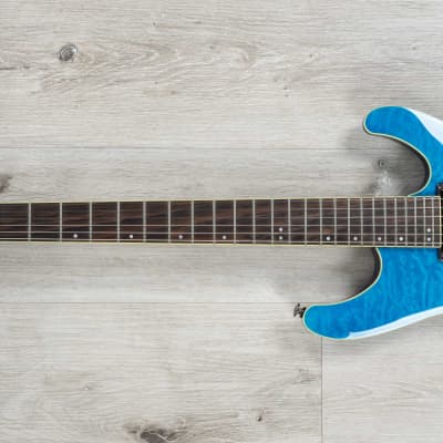 Ibanez S6570Q S Prestige Guitar, Natural Blue, Macassar Ebony Fretboard image 6