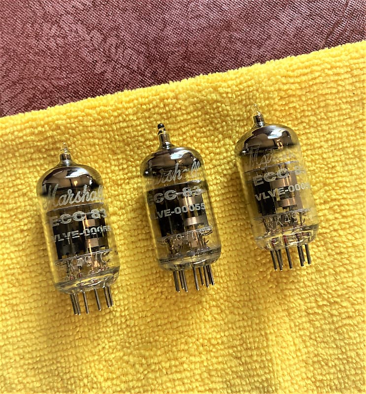 3x Marshall Shuguang/Chinese 12AX7 Preamp Vacuum Tubes 9th Reverb