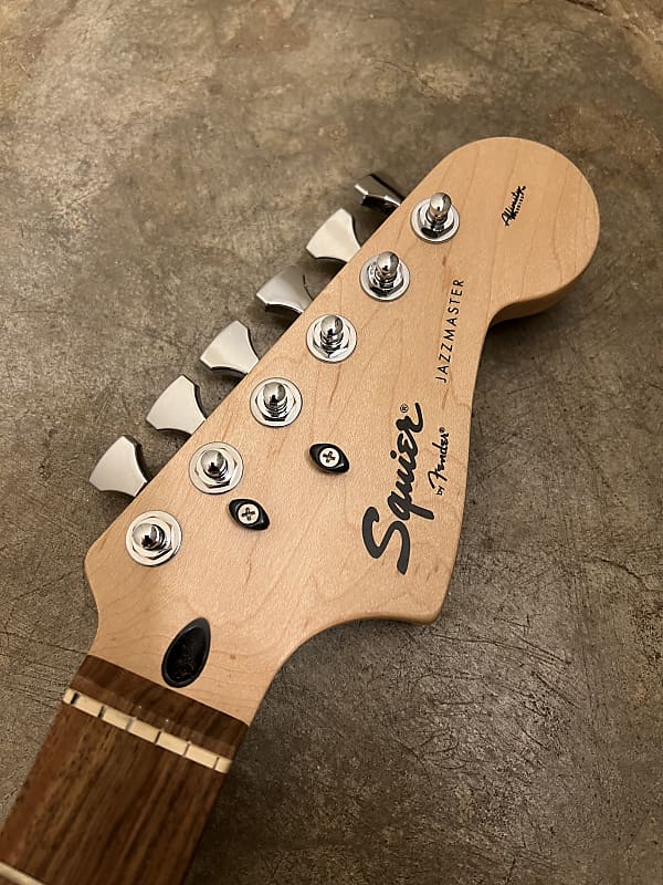 Squier jazzmaster Neck Hipshot Locking Tuners 2018 Maple Reverb