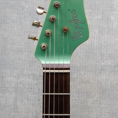 Maghini Guitars Skylark Light Jade Metallic image 8