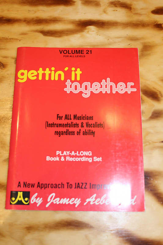 Jamey Aebersold Gettin; It Together Play-A-Long Book & Recording Set Volume 21 Book image 1