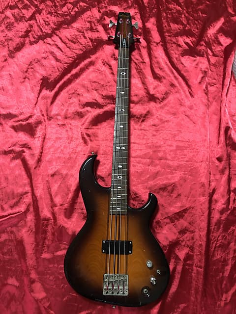 Aria Pro II SB-R60 Japan Vintage 1982 Neck Through Electric Bass Guitar