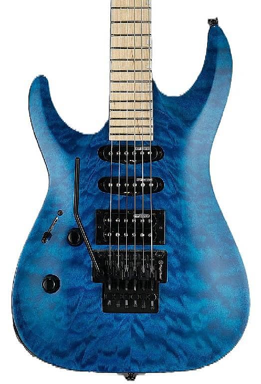 ESP Ltd MH203 Quilt Top Left Handed Electric Guitar - See | Reverb