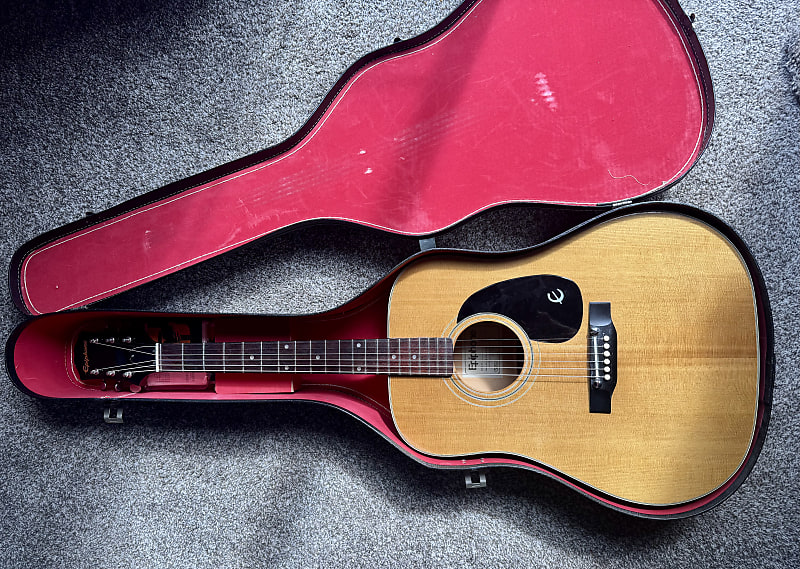 MIJ Epiphone FT-145 Texan 1970’s - Natural image 1
