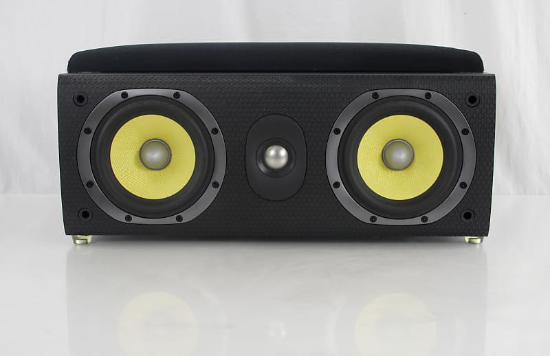 [ 美品]B&W LCR 60 S3 Bowers ＆ Wilkinsスピーカー B&W LCR60 S3 Center Channel Speaker; Black Ash; LCR-60 - The