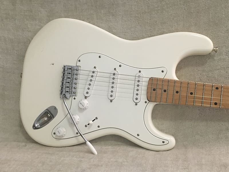 Vintage 1970's Bradley Strat / Stratocaster White Finish