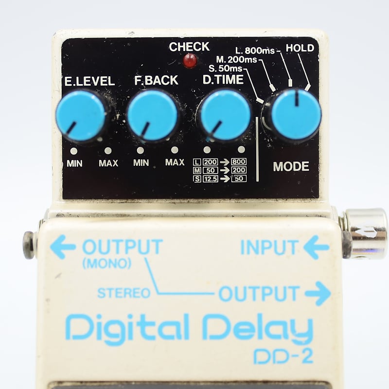 Boss DD-2 Digital Delay 1984 Made in Japan Vintage Guitar Effect Pedal  453000