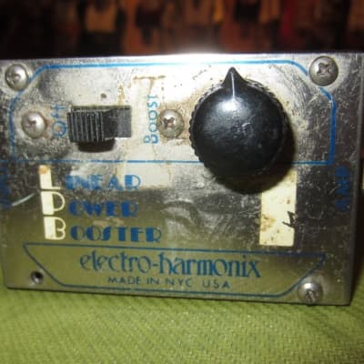 1974 Electro Harmonix LPB-1 Power Booster Chrome image 1