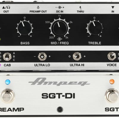 Ampeg SGT-DI Bass Preamp / DI | Reverb Ampeg SGT-DI Bass Preamp / DI | Reverb