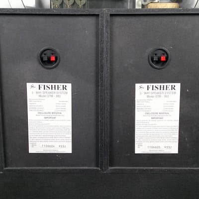 Fisher STM-993 3-Way Speaker System Pair image 5