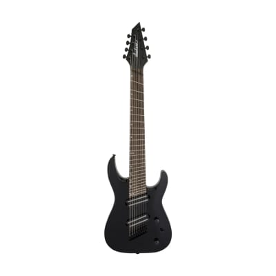 Jackson X Series Dinky Arch Top DKAF8 Multi-Scale Electric Guitar, Laurel FB, Gloss Black image 1
