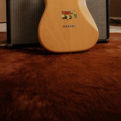 Warmoth/Allparts Blonde S Style Guitar with Flamed Maple Neck image 7