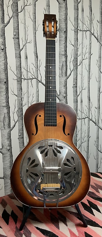 1930s Dobroregal Model 19 Resonator Sunburst Reverb 2263