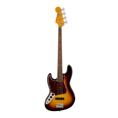 Fender American Vintage II 1966 4-String Jazz Bass Guitar (Left-Handed, 3-Color Sunburst) image 1
