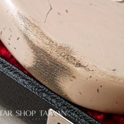 2020 Fender Custom Shop 1969 Stratocaster Heavy Relic-Dirty White Blonde. image 21