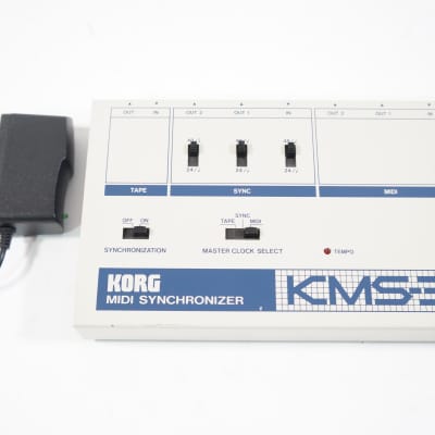 KORG KMS-30 MIDI Synchronizer DIN Tape Sync Box w/ 100-240V PSU Free Shipping image 1