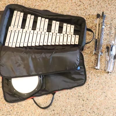 Ludwig Bell Kit, Practice Pad with Stand and Rolling Case image 8