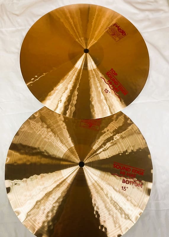 Paiste 2002 15" Sound Edge Hi Hat Pair - NEW OPEN BOX image 1