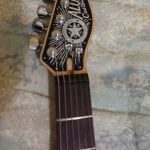 Normandy Guitars Alumicaster Custom  - Silver Metallic Zombie Skulls Airbrush **REDUCED** image 3