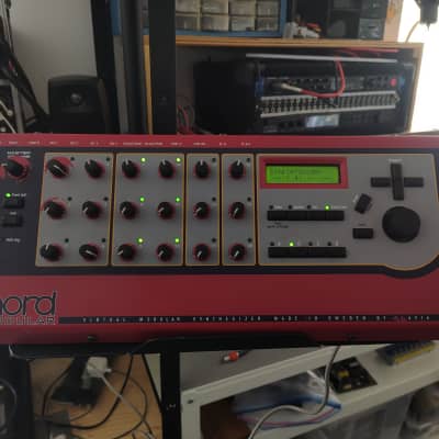 Nord Modular Rack Desktop / Rackmount Virtual Synthesizer 1997 - 2003 - Red