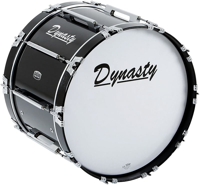 Dynasty Custom Elite Marching Bass Drum 18 inch x 14 inch Reverb