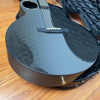 Enya Carbon Fiber Acoustic Electric Guitar X4 Pro 41' with Hard Case image 12