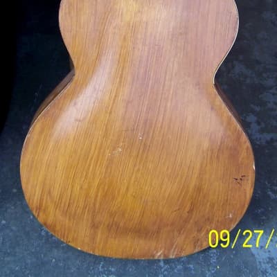 Vintage Kay Archtop Acoustic Guitar Project Refinished Neck and Body image 2