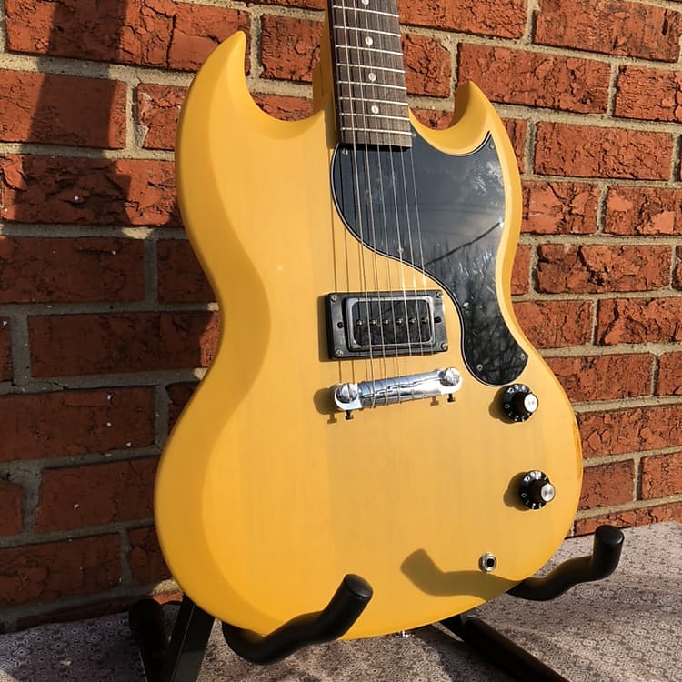 Epiphone SG Junior 2012 TV Yellow | Reverb