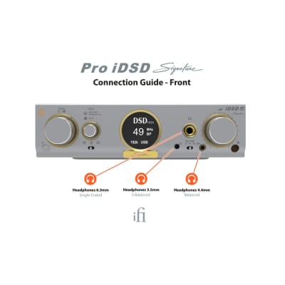 iFi Pro iDSD Signature Desktop DAC/Headphone Amplifier image 4