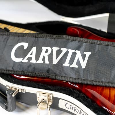 Mid 2000’s Carvin DC727 Quilted Deep Vintageburst 7-string Neck-Thru Guitar w/ OHSC image 22