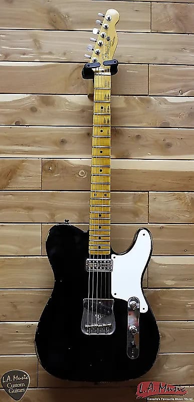 Fender Custom Shop Limited Edition Relic Tele Caballo Tono, Maple Fingerboard, Black 1510046806 image 1