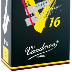 Vandoren SR703 V16 Series Alto Saxophone Reeds - Strength 3 (Box of 10)