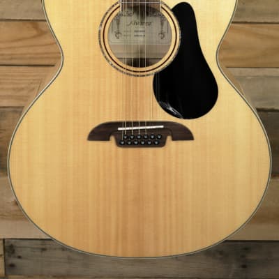 Alvarez AJ80ce 12-String Acoustic/Electric Guitar Natural image 2