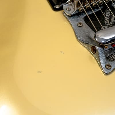 Mosrite The Ventures Model '65 Reissue Guitar with Case - Pearl White image 13
