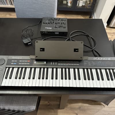 Roland Alpha Juno-2 61-Key Programmable Polyphonic Synthesizer 1985 - 1988 - Black