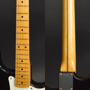Fender USA Custom Shop 1956 Stratocaster Relic Black image 6