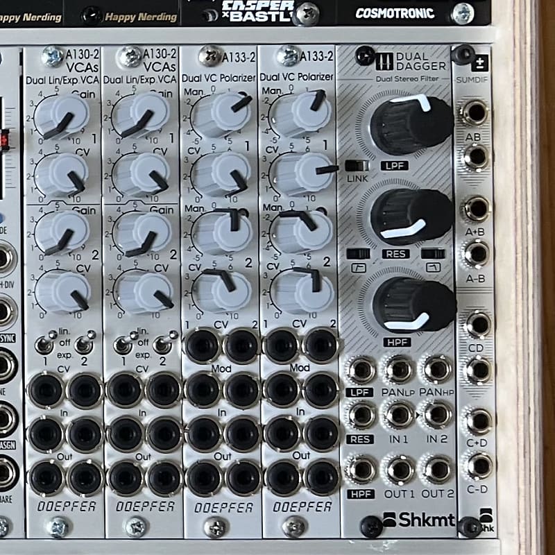 Shakmat Modular Dual Dagger Eurorack Stereo Filter Reverb Canada